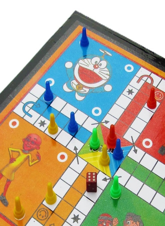 STRIVE FIT 2-in-1 Classic Board Game - Snakes & Ladders & Ludo Set for Kids & Family | Durable & Portable Travel Game | Fun Educational Toy for Boys & Girls | Strategy Game for Ages 5+ (15 Inch) - Image 4